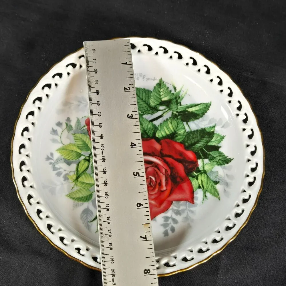 Hamilton Collection American Rose Garden American Spirit Artist Signed Plate